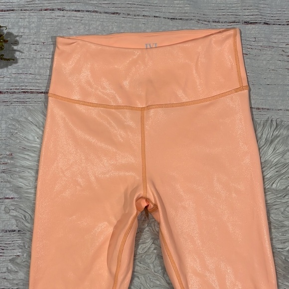 IVL Collective Peach Liquid Shine High Rise Leggings - Picture 5 of 11